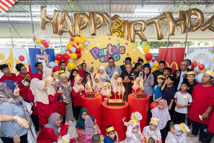 McDonald’s Malaysia Menceriakan Anak Yatim dari 400 Rumah Kebajikan