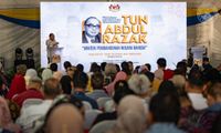 Prime minister Anwar Ibrahim at event remembering Negarawan Tun Abdul Razak 080926 feat featuring also Ahmad Zahid Hamidi