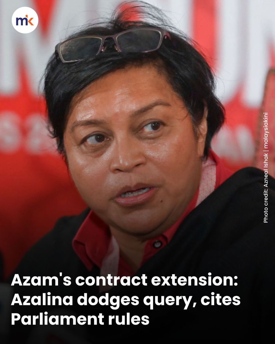 Azam's contract extension: Azalina dodges query, cites Parliament rules
