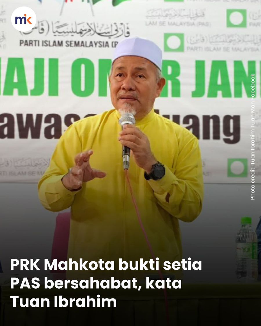 PRK Mahkota bukti setia PAS bersahabat, kata Tuan Ibrahim