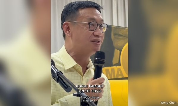 'Sack me if you're brave,' Wong Chen tells PKR over disciplinary action