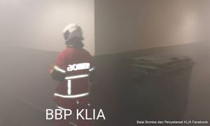 Kebakaran di KLIA Terminal 1, asap tebal selubungi balai pelepasan