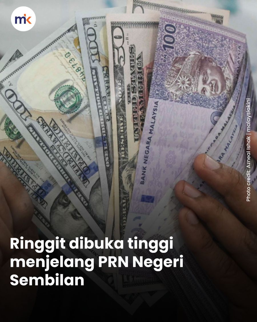Ringgit dibuka tinggi menjelang PRN Negeri Sembilan
