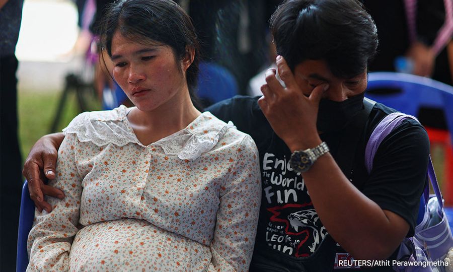 Thailand nursery attack: children slain while they slept