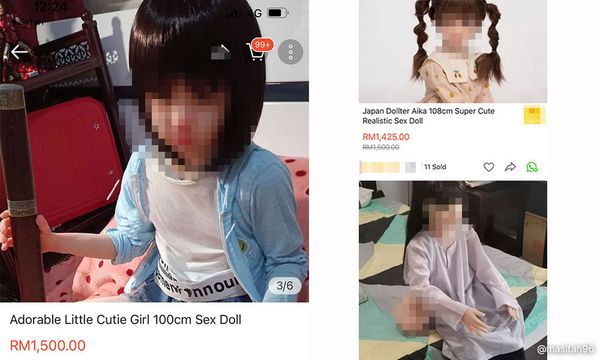 Shopee acts against sale of 'child-like' sex dolls