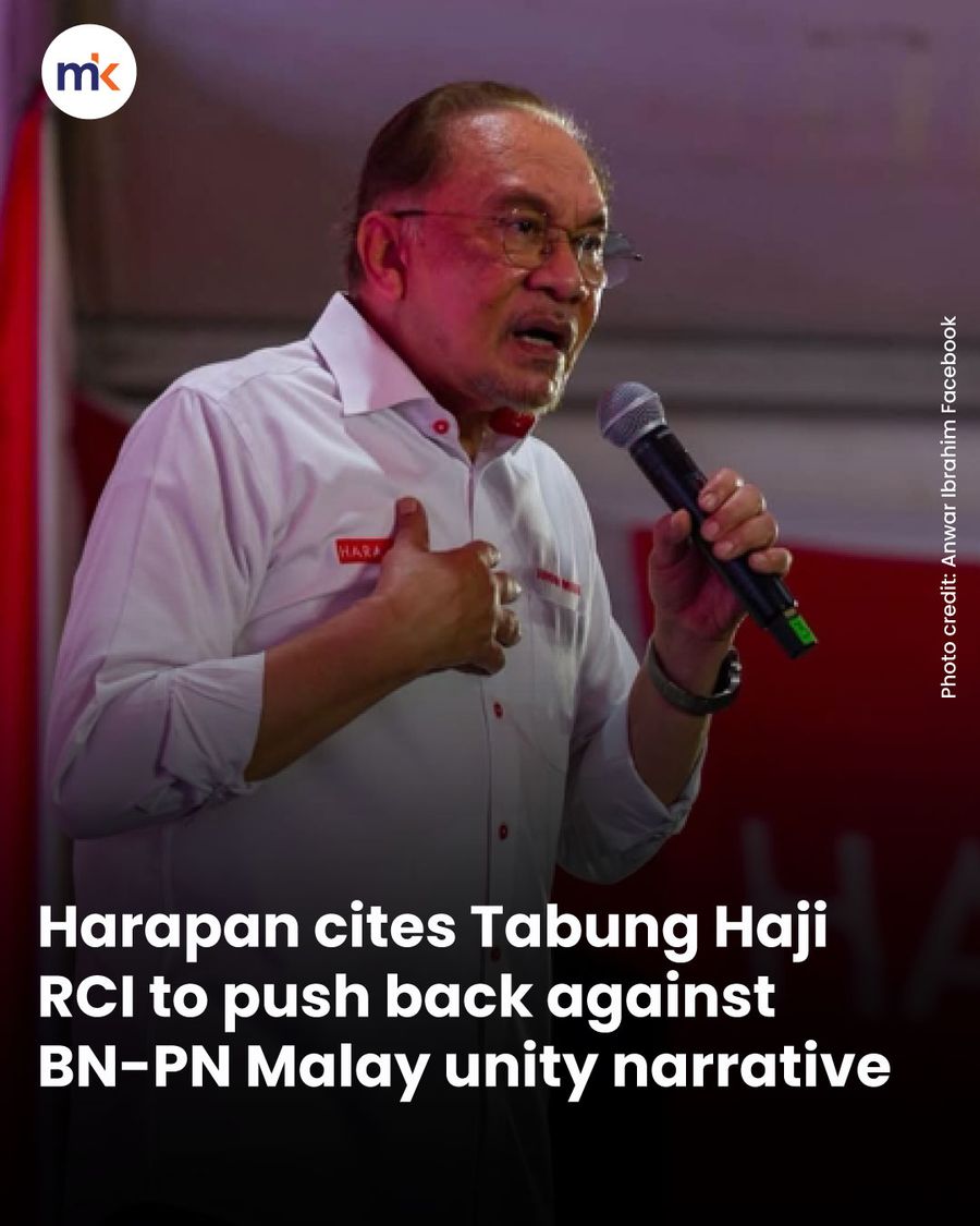Harapan cites Tabung Haji RCI to push back against BN-PN Malay unity narrative