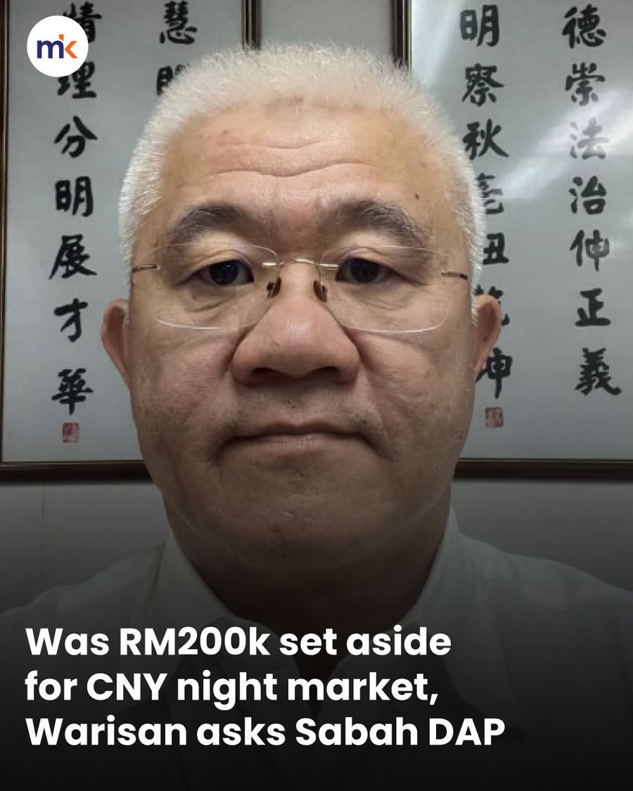Was RM200k set aside for CNY night market, Warisan asks Sabah DAP