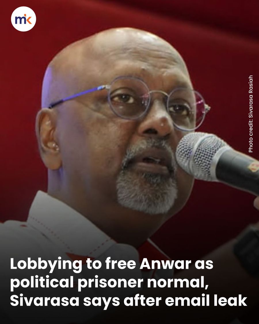 Lobbying to free Anwar as political prisoner normal, Sivarasa says after email leak
