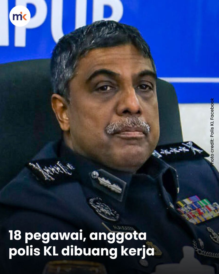 18 pegawai, anggota polis KL dibuang kerja