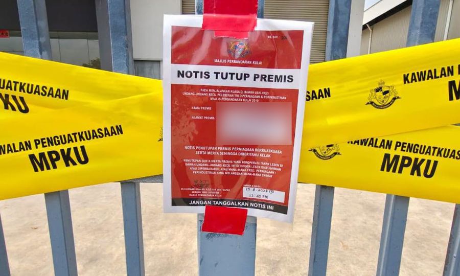 Kibar dua bendera terbalik, kilang di Johor ditutup sementara 