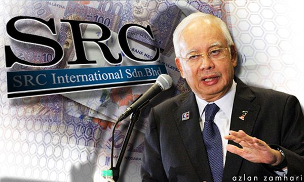 非法收取SRC的4200万，纳吉被加控三宗罪