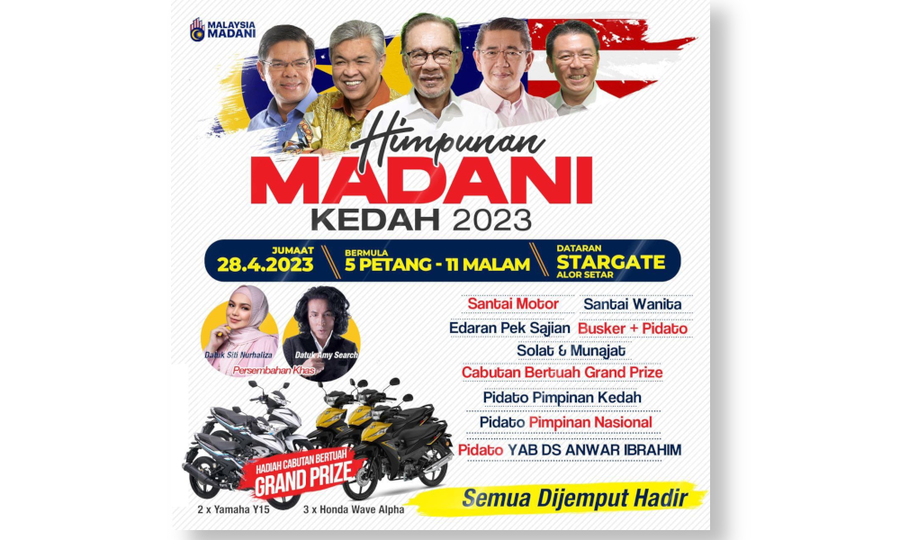 PH Kedah anjur himpunan sehari sebelum Rumah Terbuka Madani
