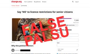 Fact-check: No new rules for elderly drivers to renew licence
