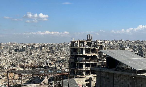 Egypt rejects Palestinians' displacement, warns of catastrophe