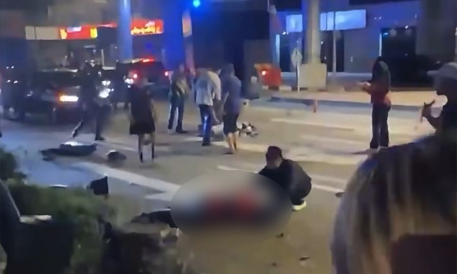 移民局卡车闯红灯酿祸，撞死路旁父女三人