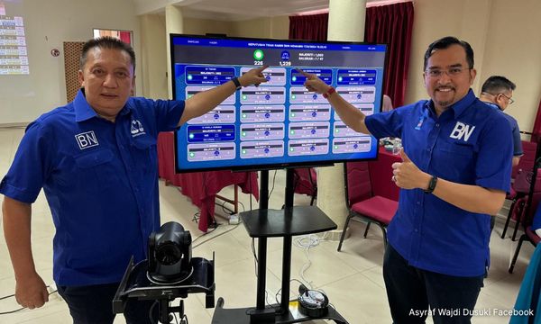 BN 1.3k votes up, wins 5 polling centres, Asyraf claims