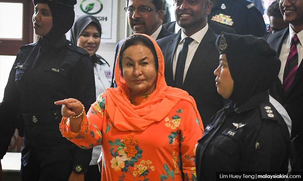 Tearful Rosmah cries 'victim' after found guilty on all charges