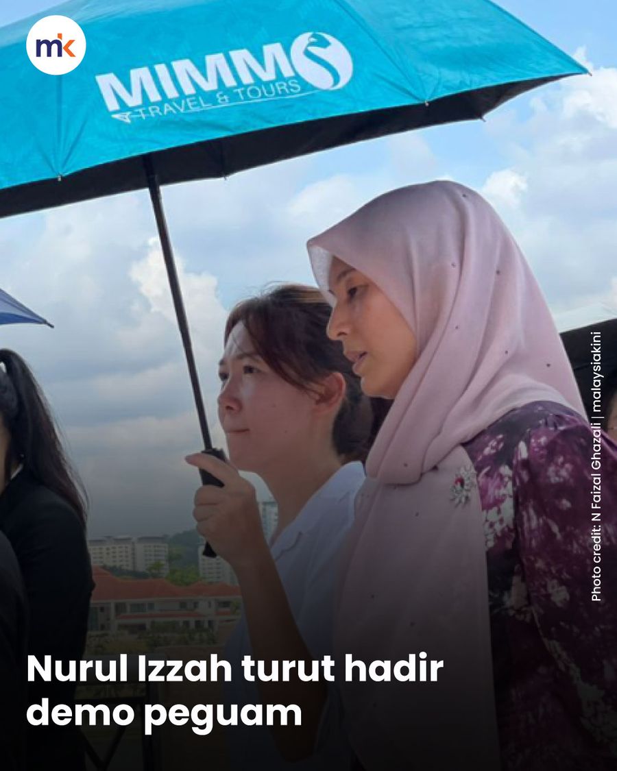 Nurul Izzah turut hadir demo peguam