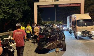 Rampaging driver ploughs into four vehicles in Penang