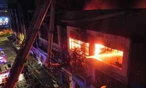 Second fire at Jakel fabric retailer