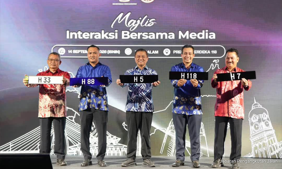 Bidaan plat siri H raih RM91.21 juta, nombor H 1 tertinggi RM10.78 juta