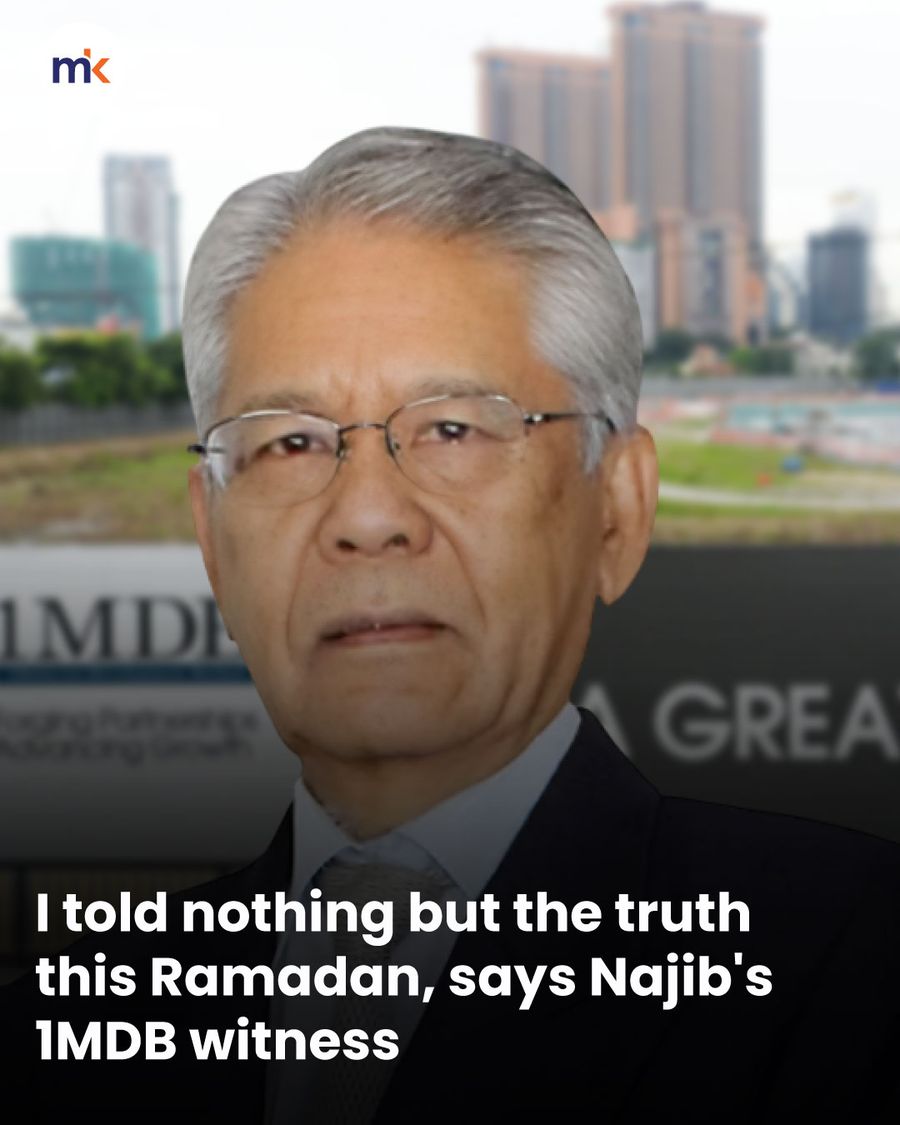 I told nothing but the truth this Ramadan, says Najib's 1MDB witness