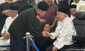 When old foes come together to mourn the woman they both loved