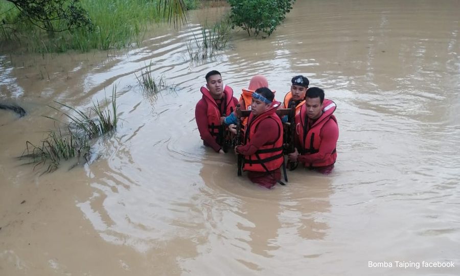 Mangsa banjir naik 2,388 orang di enam negeri - Nadma