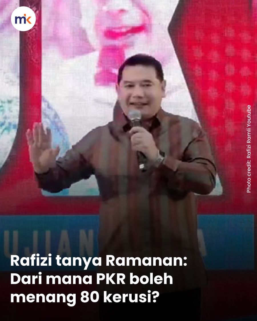 Rafizi tanya Ramanan: Dari mana PKR boleh menang 80 kerusi?