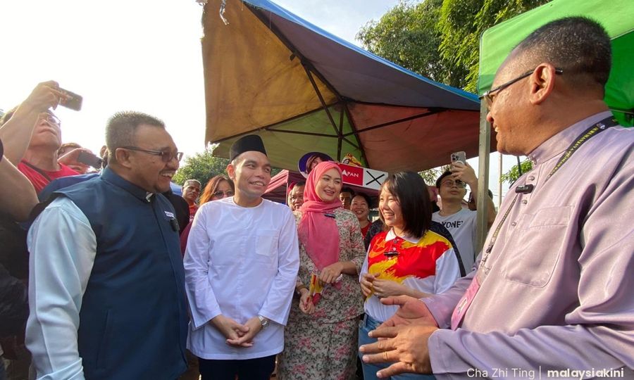 Calon PH, PN bertegur sapa di pasar tani