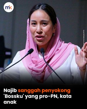 Najib sanggah penyokong 'Bossku' yang pro-PN, kata anak