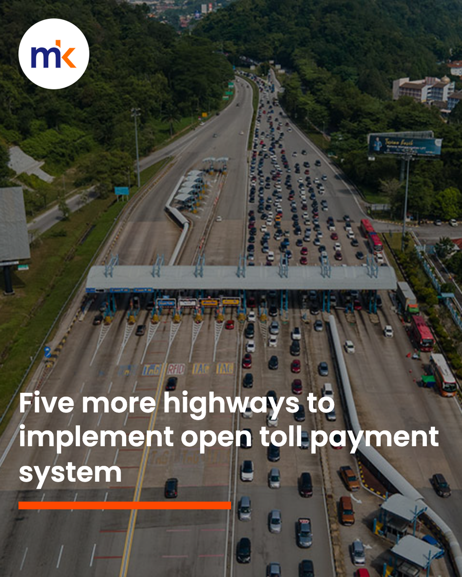 Five more highways to implement open toll payment system