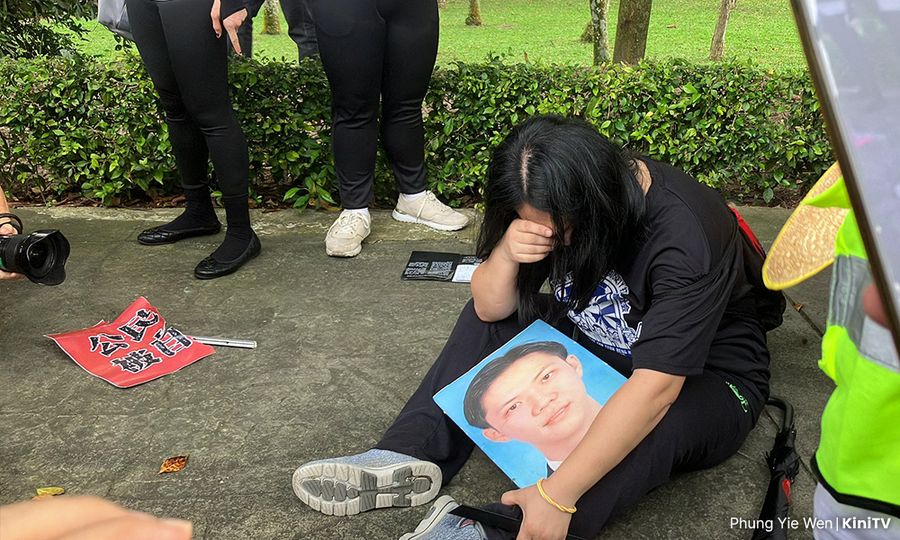 警方力阻“正义之行”进国会，赵丽兰跌倒情绪崩溃痛哭