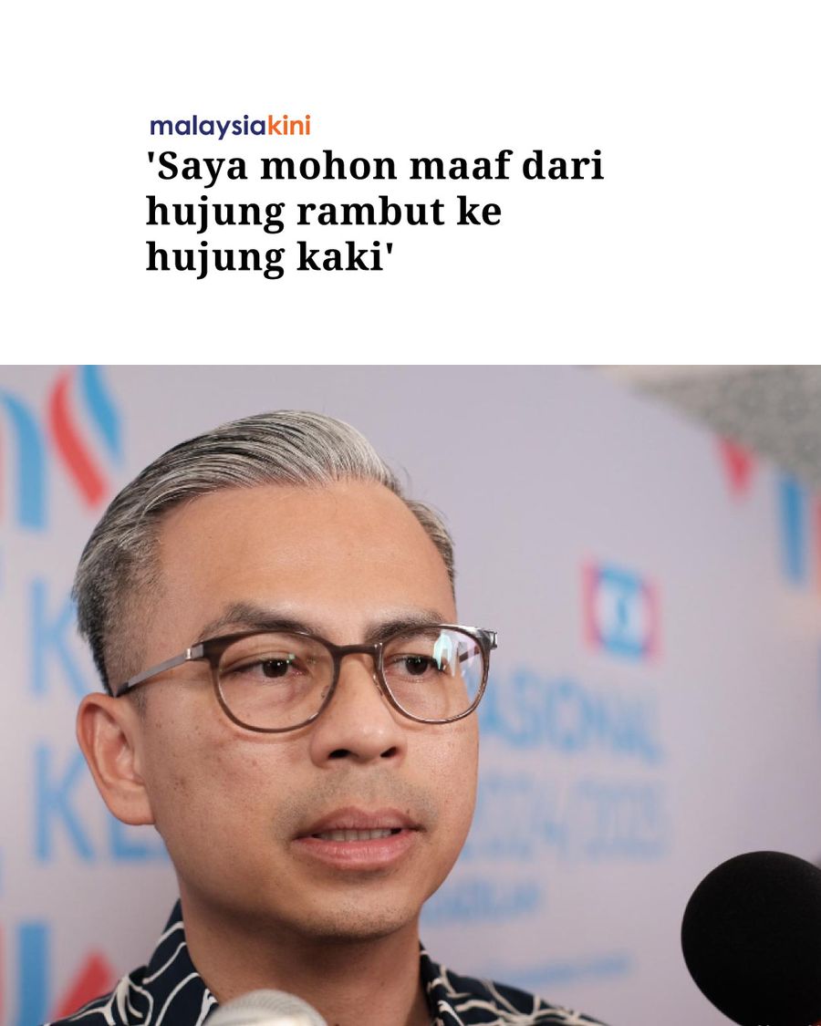 Komunikasi lemah: Fahmi mohon maaf 'dari hujung rambut'