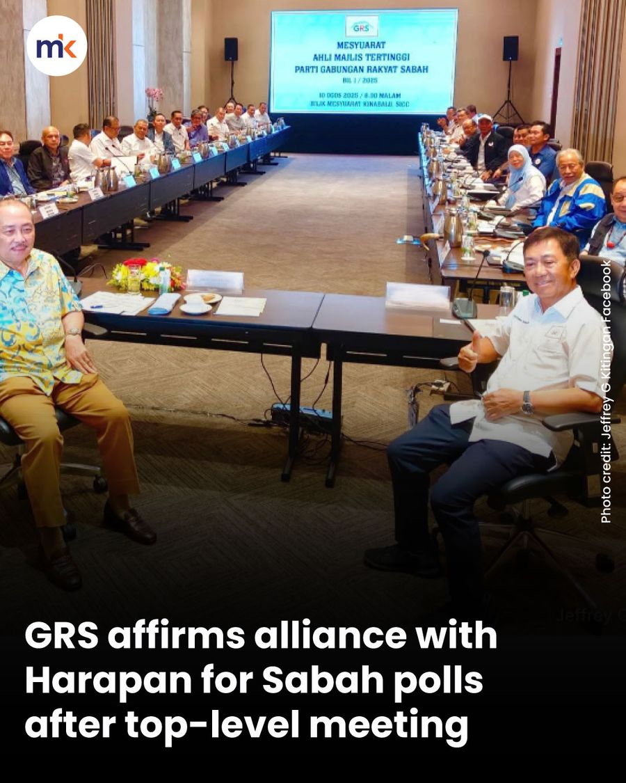 GRS affirms alliance with Harapan for Sabah polls after top-level meeting