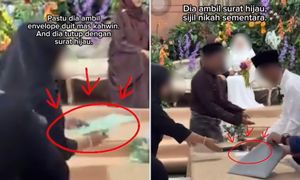 Padah pakai pembantu pengantin: Cincin, mas kahwin kena kebas