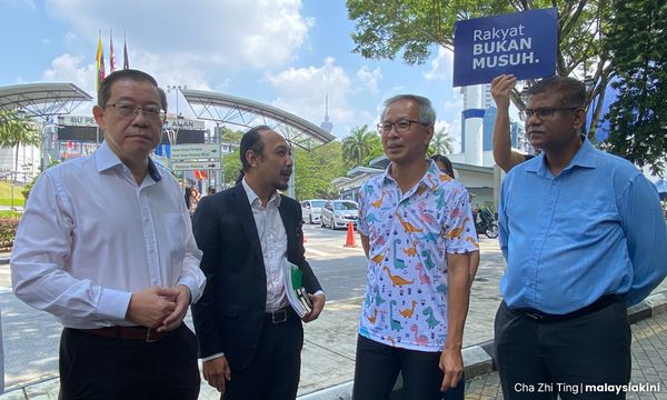 林冠英到警总声援潘俭伟，陆兆福拒回应王建民