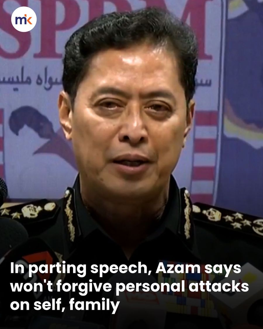 In parting speech, Azam says won't forgive personal attacks on self, family