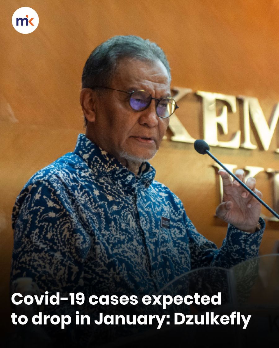 Covid-19 cases expected to drop in January: Dzulkefly
