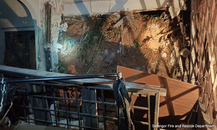 Authorities advise Ampang residents to evacuate following landslide