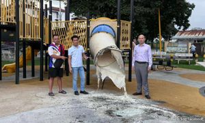 Livid MP offers RM500 reward for info on arson attack at playground
