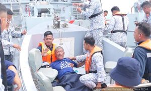 TLDM selamatkan nelayan hilang di tengah laut