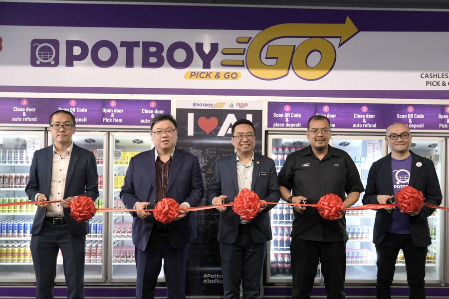 Potboy Group Collaborates with ARB IOT Group to launch Malaysia 1st AI-Driven Cashierless & Check-out free Kiosks at 18 MRT Stations