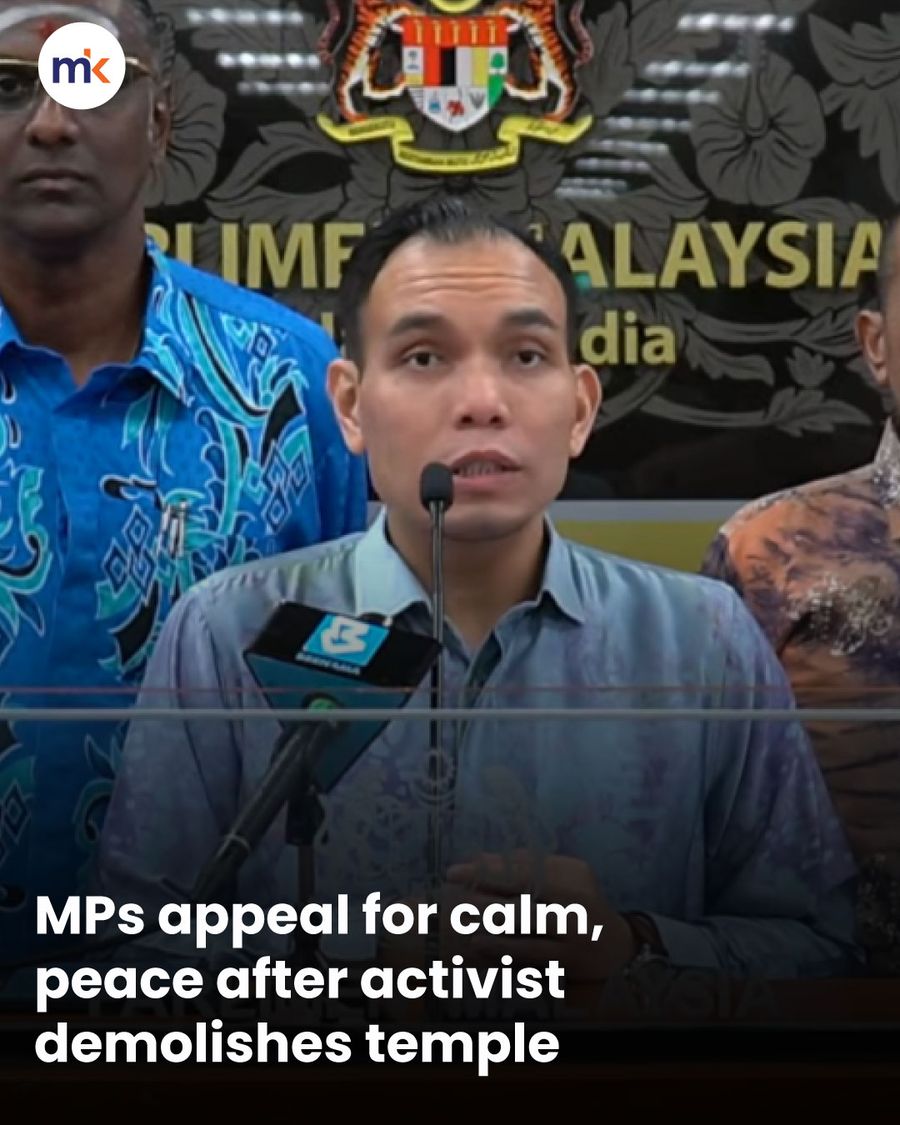 MPs appeal for calm, peace after activist demolishes temple