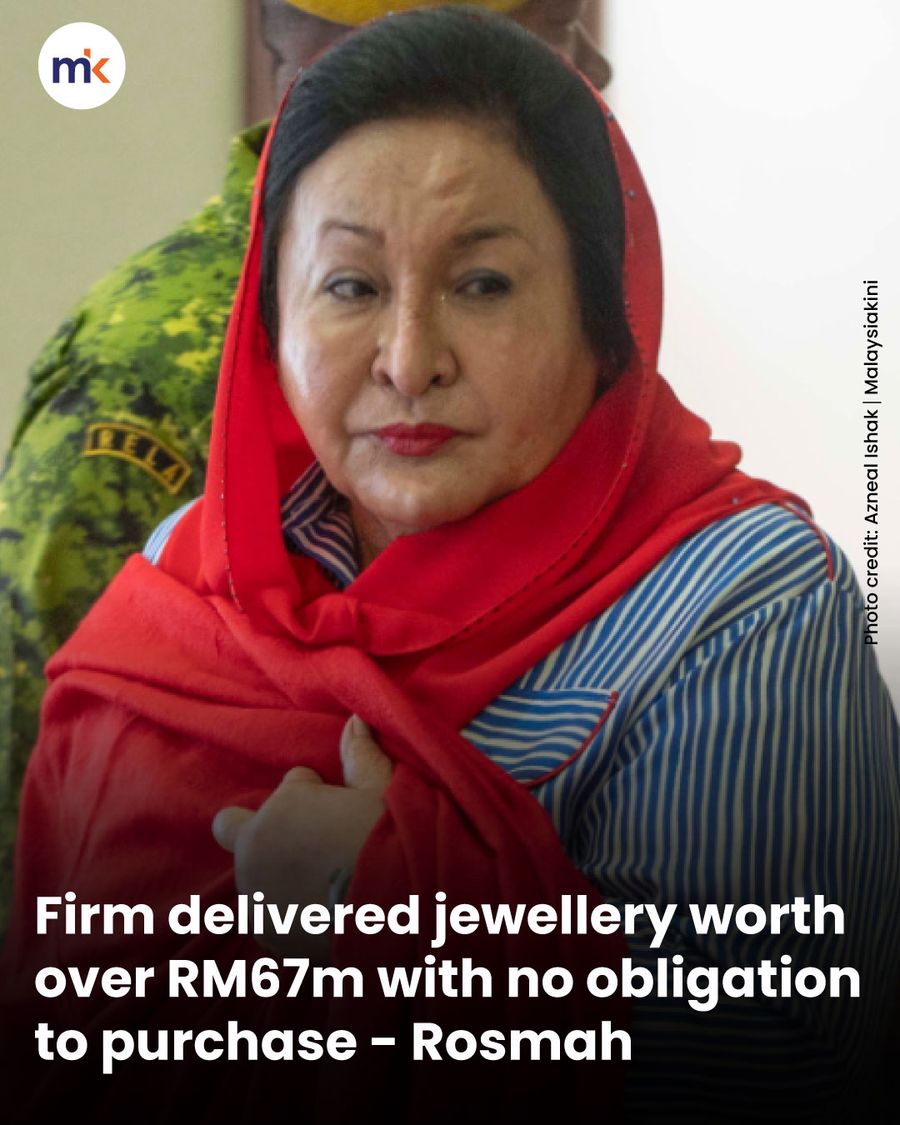Firm delivered jewellery worth over RM67m with no obligation to purchase - Rosmah
