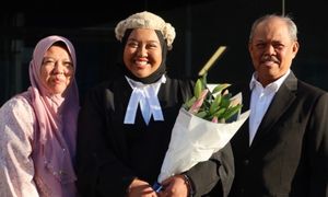 Dari Nibong Tebal ke Christchurch: Rupa-rupanya wig lebih mantap bersama tudung