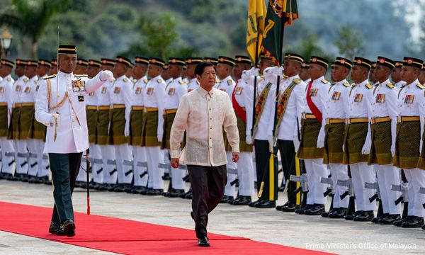 Marcos: Philippines won't back down in sea dispute