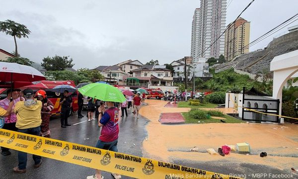 槟垄尾土崩夺一命，市政厅指示公寓道路工程停工