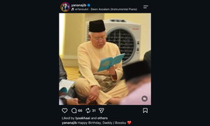 'Selamat hari lahir daddy'- Yana Najib