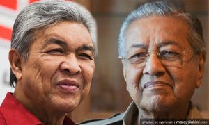 Zahid says he respects Dr M's age but not his opinions